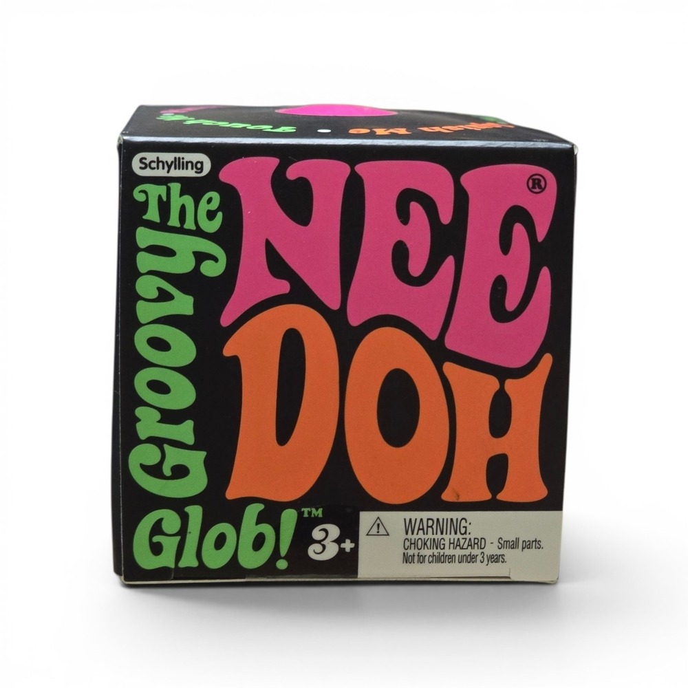 Schylling Nee-Doh Groovy Glob Pink‎ Stress Ball Fidget Toy 26001JHJ New Box